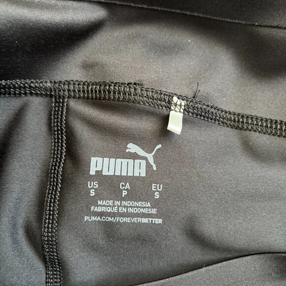 Puma PWRSHAPE High Waisted Golf or Tennis Skort with Pockets - Small in Black - Picture 3 of 7